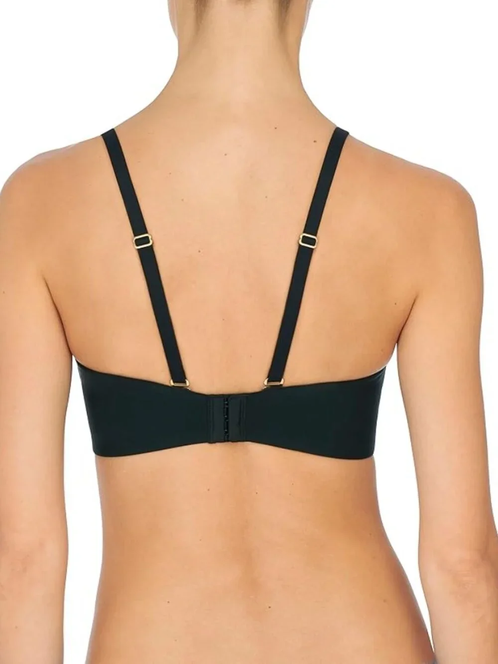 Natori Minimal Strapless Underwire Bra 32D Black